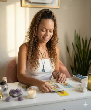 Lectura de tarot terapéutico, enfoque práctico y sin juicio